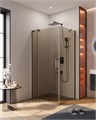 Душевой уголок CEZARES SLIDER-AH-1-100-70/80-BR-GM SLIDER-AH-1-100-70/80-BR-GM