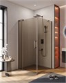 Душевой уголок CEZARES SLIDER-AH-1-100-100/110-BR-GM SLIDER-AH-1-100-100/110-BR-GM