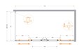 MOLVENO-AH-2/1-180/90-C-Cr-IV Душевой уголок MOLVENO-AH-2/1-180/90-C-Cr-IV