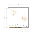 Душевой уголок CEZARES MOLVENO-AF-31-100-C-CR-IV MOLVENO-AF-31-100-C-CR-IV