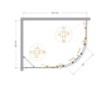 MOLVENO-RH-2-120/90-C-BORO-IV Душевой уголок MOLVENO-RH-2-120/90-C-BORO-IV