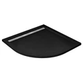 TRAY-AS-R-90-30-NERO Поддон из искусственного мрамора, чёрный матовый TRAY-AS-R-90-30-NERO
