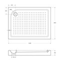Акриловый поддон BelBagno TRAY-BB-AH-120/80-15-W-L TRAY-BB-AH-120/80-15-W-L