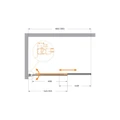 SLIDER-VF-11-90/150-C-BORO Душевая шторка на ванну SLIDER-VF-11-90/150-C-BORO