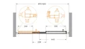 MOLVENO-BF-3-90-C-Cr-IV Душевая дверь MOLVENO-BF-3-90-C-Cr-IV