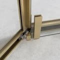 RELAX-304-P-1-100-C-BORO Душевой уголок, отделка Брашированное золото RELAX-304-P-1-100-C-BORO