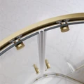 RELAX-304-RH-2-120/90-C-BORO Душевой уголок, отделка Брашированное золото RELAX-304-RH-2-120/90-C-BORO