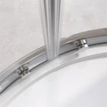 RELAX-304-R-2-90-C-CR Душевой уголок, отделка Глянцевый хром RELAX-304-R-2-90-C-CR