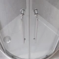 RELAX-304-R-2-90-C-CR Душевой уголок, отделка Глянцевый хром RELAX-304-R-2-90-C-CR