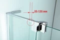 SLIDER-AH-1-100-70/80-C-Cr  Душевой уголок SLIDER-AH-1-100-70/80-C-Cr