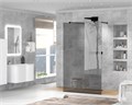 Душевая перегородка CEZARES LIBERTA-L-2-100-GR-NERO LIBERTA-L-2-100-GR-NERO