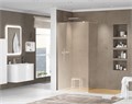 LIBERTA-L-1-90-BR-Cr Душевая перегородка с односторонним входом, стекло бронза, профиль хром, 900x1950 мм LIBERTA-L-1-90-BR-Cr