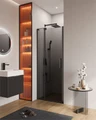 SLIDER-B-1-80/90-GRIGIO-NERO Душевая дверь SLIDER-B-1-80/90-GRIGIO-NERO
