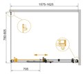 STYLUS-SOFT-AH-1-160/80-C-Cr Душевой уголок STYLUS-SOFT-AH-1-160/80-C-Cr