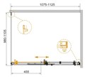 STYLUS-SOFT-AH-1-110/100-C-Cr Душевой уголок STYLUS-SOFT-AH-1-110/100-C-Cr