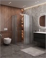 MOLVENO-AH-21-100+30-P-Cr Душевой уголок MOLVENO-AH-21-100+30-P-Cr