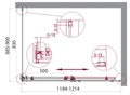 ACQUA-AH-1-120/90-C-NERO Душевой уголок ACQUA-AH-1-120/90-C-NERO