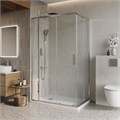LUCE-AH-21-140/90-C-Cr Душевой уголок LUCE-AH-21-140/90-C-Cr