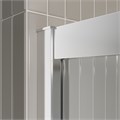 LUCE-AH-21-140/90-C-Cr Душевой уголок LUCE-AH-21-140/90-C-Cr