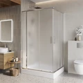 LUCE-AH-22-120/100-P-Cr Душевой уголок LUCE-AH-22-120/100-P-Cr