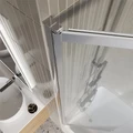 LUCE-VF-11-90/145-C-Cr Душевая шторка на ванну LUCE-VF-11-90/145-C-Cr