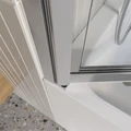 LUCE-VF-11-90/145-C-Cr Душевая шторка на ванну LUCE-VF-11-90/145-C-Cr