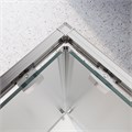 LUCE-AH-2-100/80-P-Cr Душевой уголок LUCE-AH-2-100/80-P-Cr