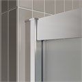 LUCE-AH-2-100/80-P-Cr Душевой уголок LUCE-AH-2-100/80-P-Cr