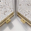 LUCE-A-2-90-C-ORO Душевой уголок LUCE-A-2-90-C-ORO