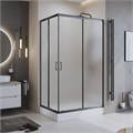 Душевой уголок BelBagno UNO-195-AH-2-120/90-P-NERO UNO-195-AH-2-120/90-P-NERO