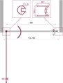 Душевая дверь BelBagno UNO-B-1-75-C-Cr UNO-B-1-75-C-Cr