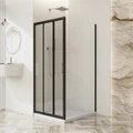 UNO-195-AHF-31-100/80-C-NERO Душевой уголок UNO-195-AHF-31-100/80-C-NERO