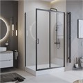 Душевой уголок BelBagno UNO-195-AH-1-130/70-C-NERO UNO-195-AH-1-130/70-C-NERO