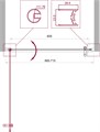 Душевая дверь BelBagno UNO-B-1-70-C-Cr UNO-B-1-70-C-Cr