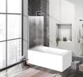 Душевая шторка на ванну BelBagno UNO-V-1-90/150-CH-CR UNO-V-1-90/150-CH-CR