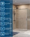 Душевой уголок BelBagno SOFT_CLOSE-2-AH-1-160/90-C-GM SOFT_CLOSE-2-AH-1-160/90-C-GM
