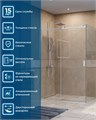 Душевой уголок BelBagno SOFT_CLOSE-2-AH-1-150/100-C-Cr SOFT_CLOSE-2-AH-1-150/100-C-Cr