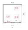 SOFT_CLOSE-2-A-1-100-C-Cr Душевой уголок SOFT_CLOSE-2-A-1-100-C-Cr