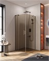 Душевой уголок CEZARES SLIDER-AH-1-90-70/80-BR-GM SLIDER-AH-1-90-70/80-BR-GM