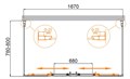 MOLVENO-AH-2/2-170/80-C-Cr-IV Душевой уголок MOLVENO-AH-2/2-170/80-C-Cr-IV