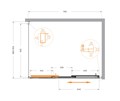MOLVENO-AHF-31-120/90-C-CR-IV Душевой уголок MOLVENO-AHF-31-120/90-C-CR-IV
