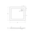 Поддон SMC CEZARES TRAY-M-AH-90/80-35-W TRAY-M-AH-90/80-35-W