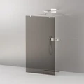 LIBERTA-L-2-110-120-GR-Cr Душевая перегородка с возможностью двустороннего входа, стекло графит, профиль хром, 1100x1200x1950 мм LIBERTA-L-2-110-120-GR-Cr