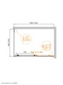 MOLVENO-AH-11-130/90-C-Cr-IV Душевой уголок MOLVENO-AH-11-130/90-C-Cr-IV