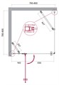 Душевой уголок BelBagno KRAFT-A-12-80-C-Cr-L KRAFT-A-12-80-C-Cr-L