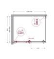Душевой уголок BelBagno MARINO-AH-1-110/90-C-Cr MARINO-AH-1-110/90-C-Cr