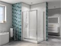 Душевой уголок BelBagno DUE-AH-1-120/80-C-CR DUE-AH-1-120/80-C-CR