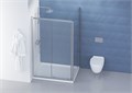 Душевой уголок BelBagno DUE-AH-1-120/80-C-CR DUE-AH-1-120/80-C-CR