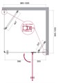 Душевой уголок BelBagno KRAFT-A-12-100-C-Cr-R KRAFT-A-12-100-C-Cr-R