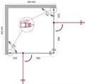 Душевой уголок BelBagno ETNA-A-22-90-C-Cr ETNA-A-22-90-C-Cr